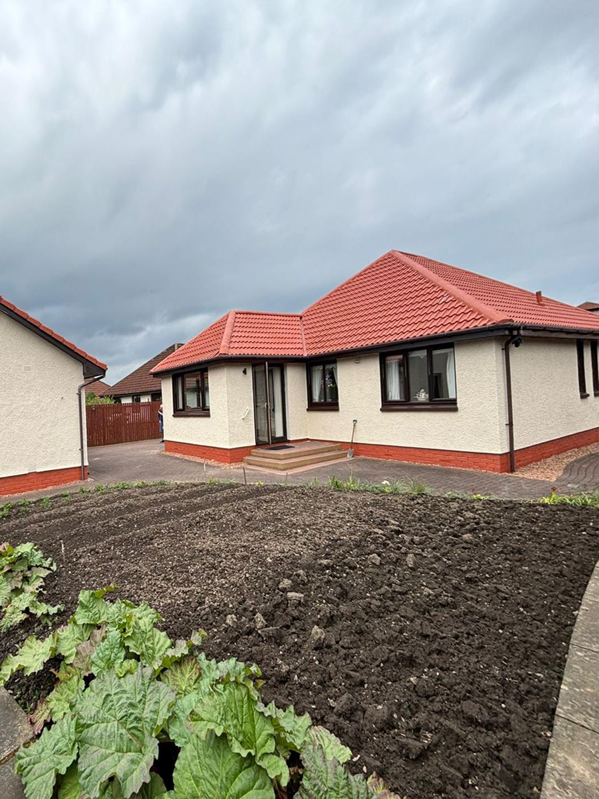 Restored wall coating result - example 5