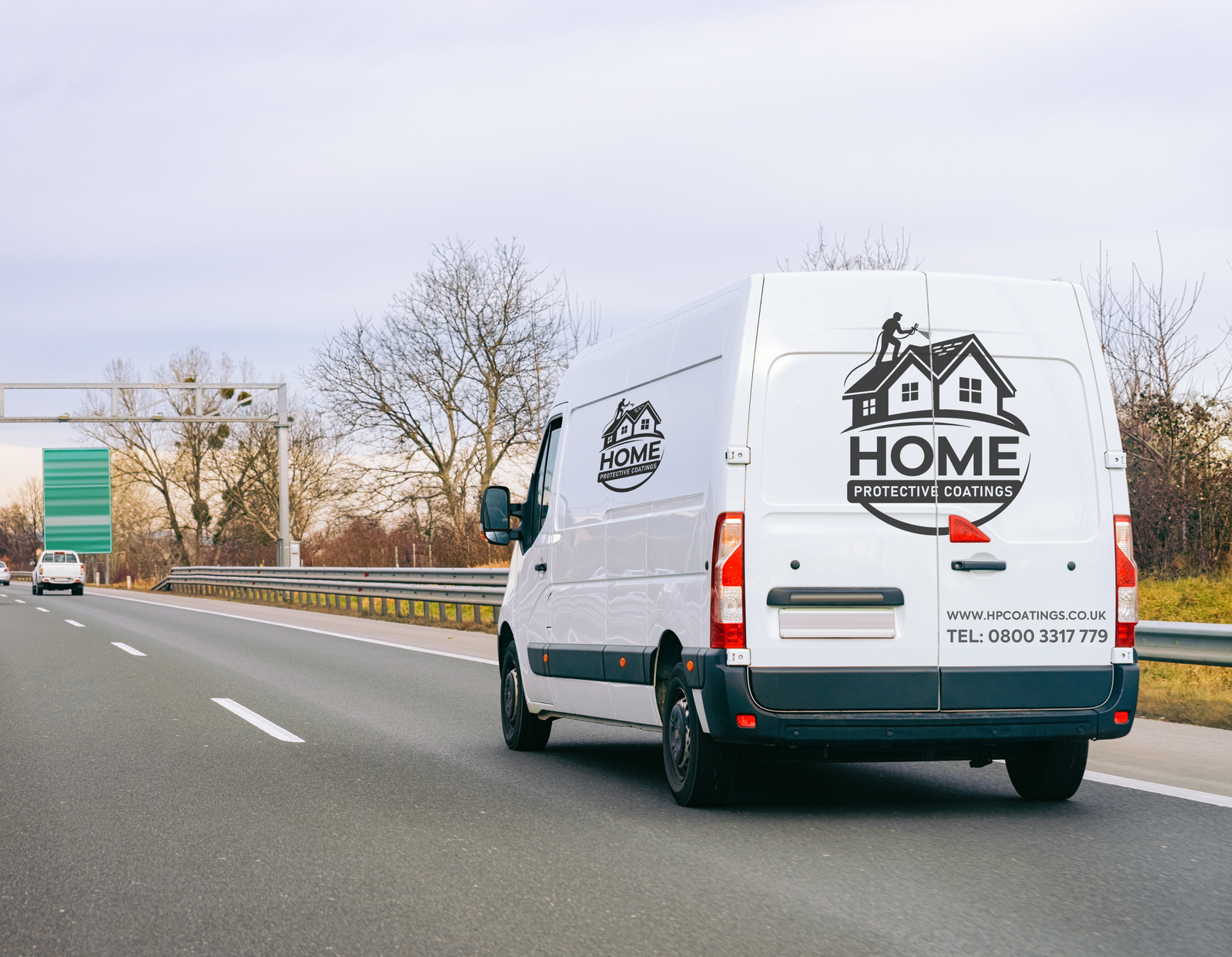 Home Protective Coatings Ltd van on the road